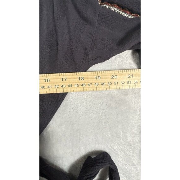 Free People Delilah Women's Mini Dress Embroidered Wrap Bohemian Chic Women's XS - Picture 4 of 9